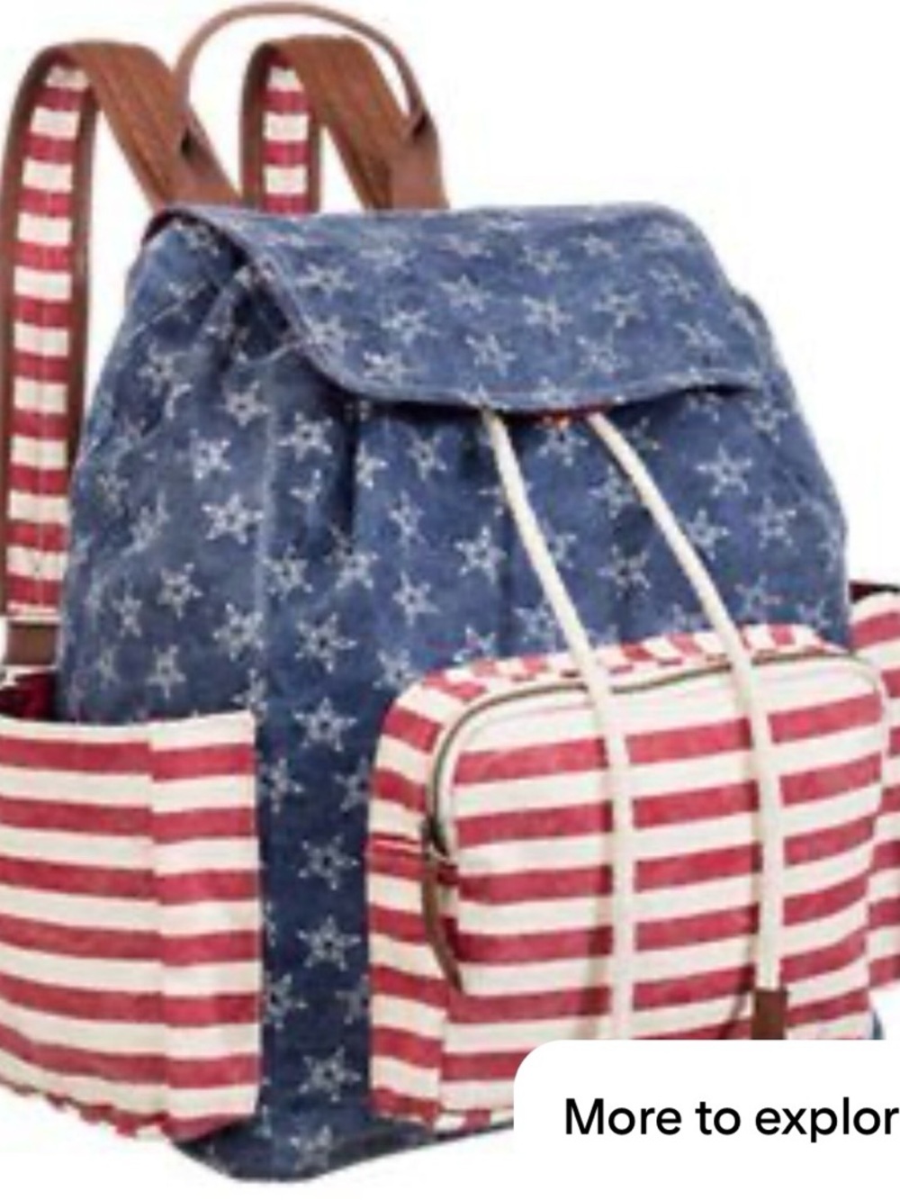 Quagga red white & blue Backpack - Picture 2 of 9